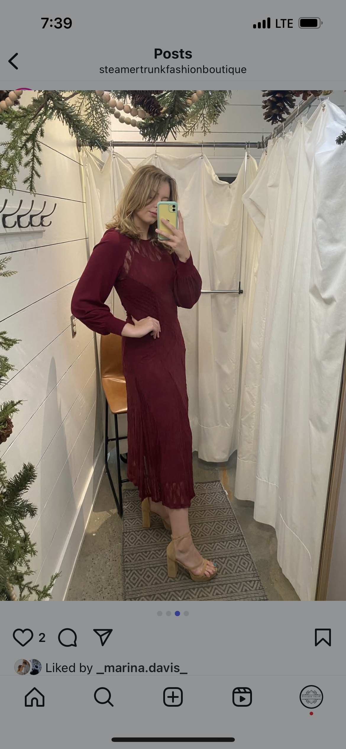 Lace Overlay Maxi Dress