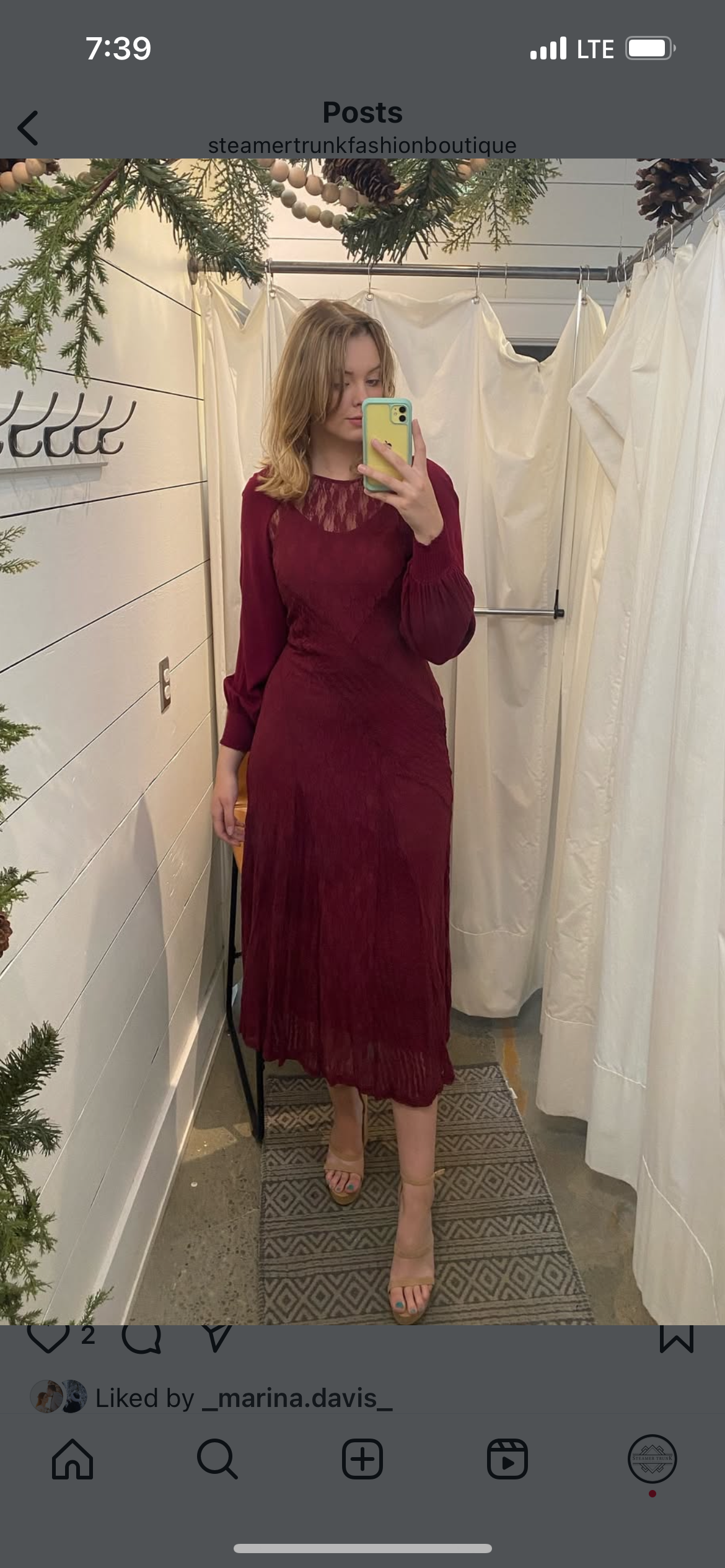 Lace Overlay Maxi Dress