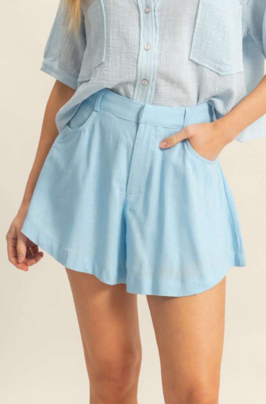 High Woven Shorts