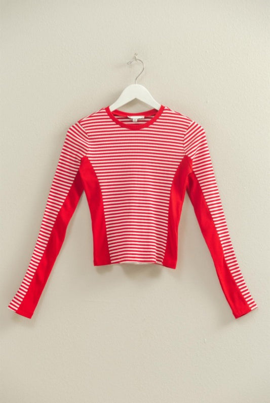 Striped Block Long Sleeve
