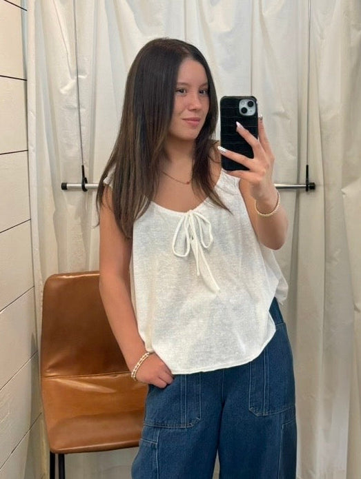 Cap Sleeve Peasant Blouse
