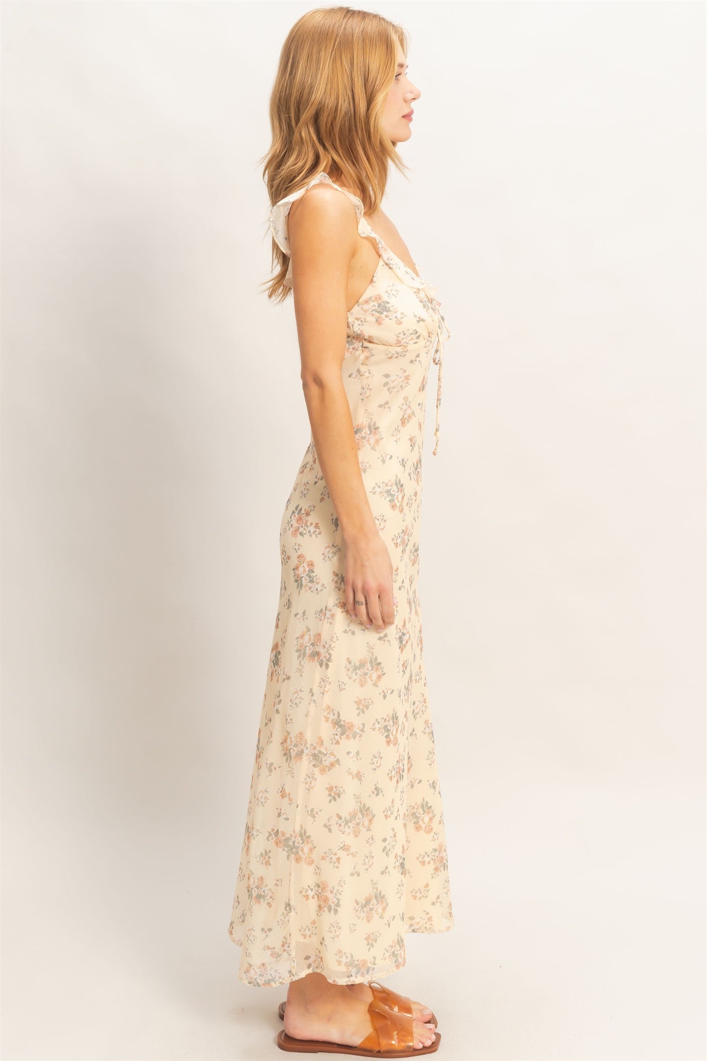 Yellow Floral Maxi