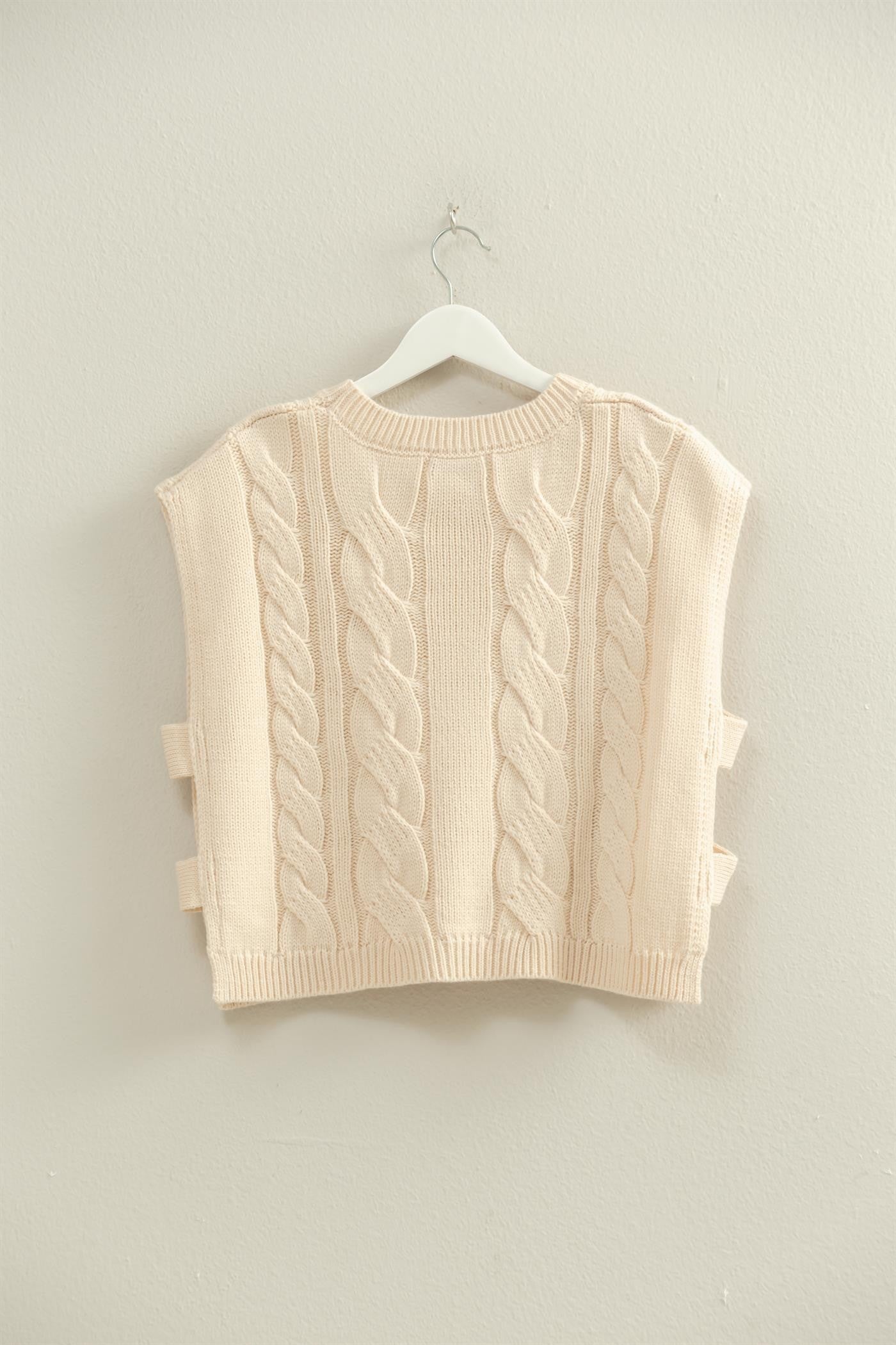 Cable Sweater Vest