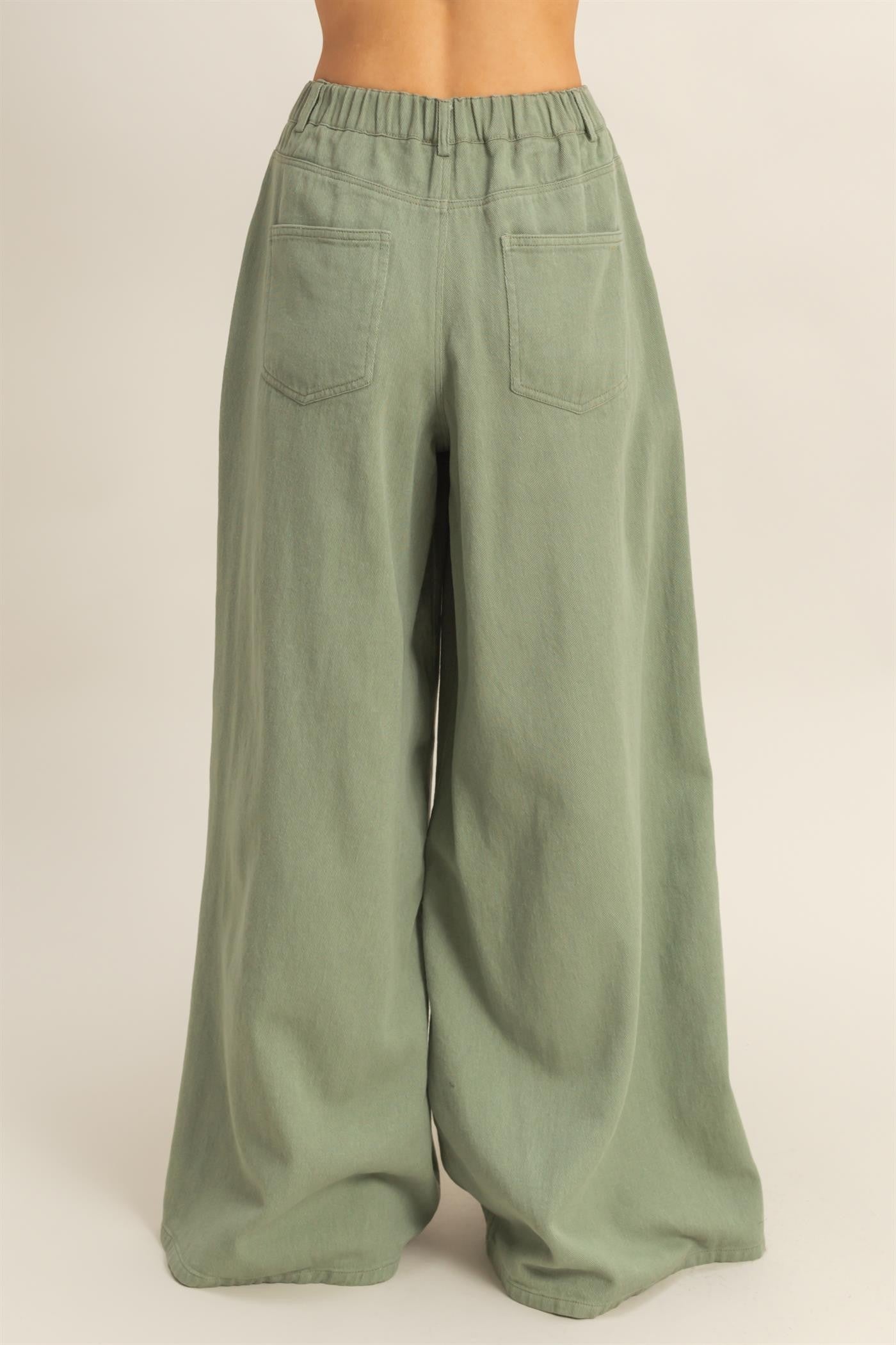 Wide Leg Slouch Pants