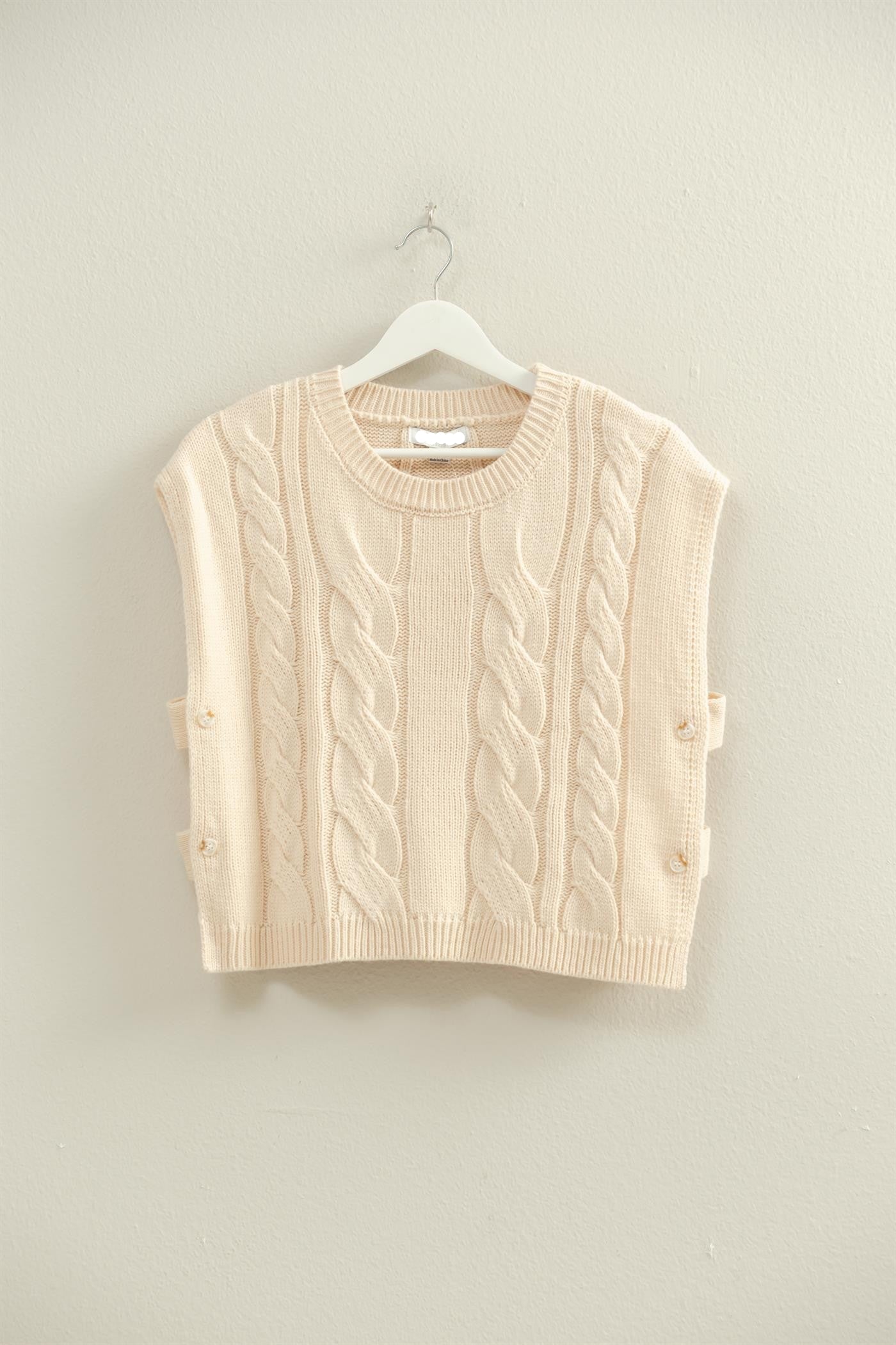 Cable Sweater Vest