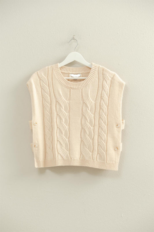 Cable Sweater Vest