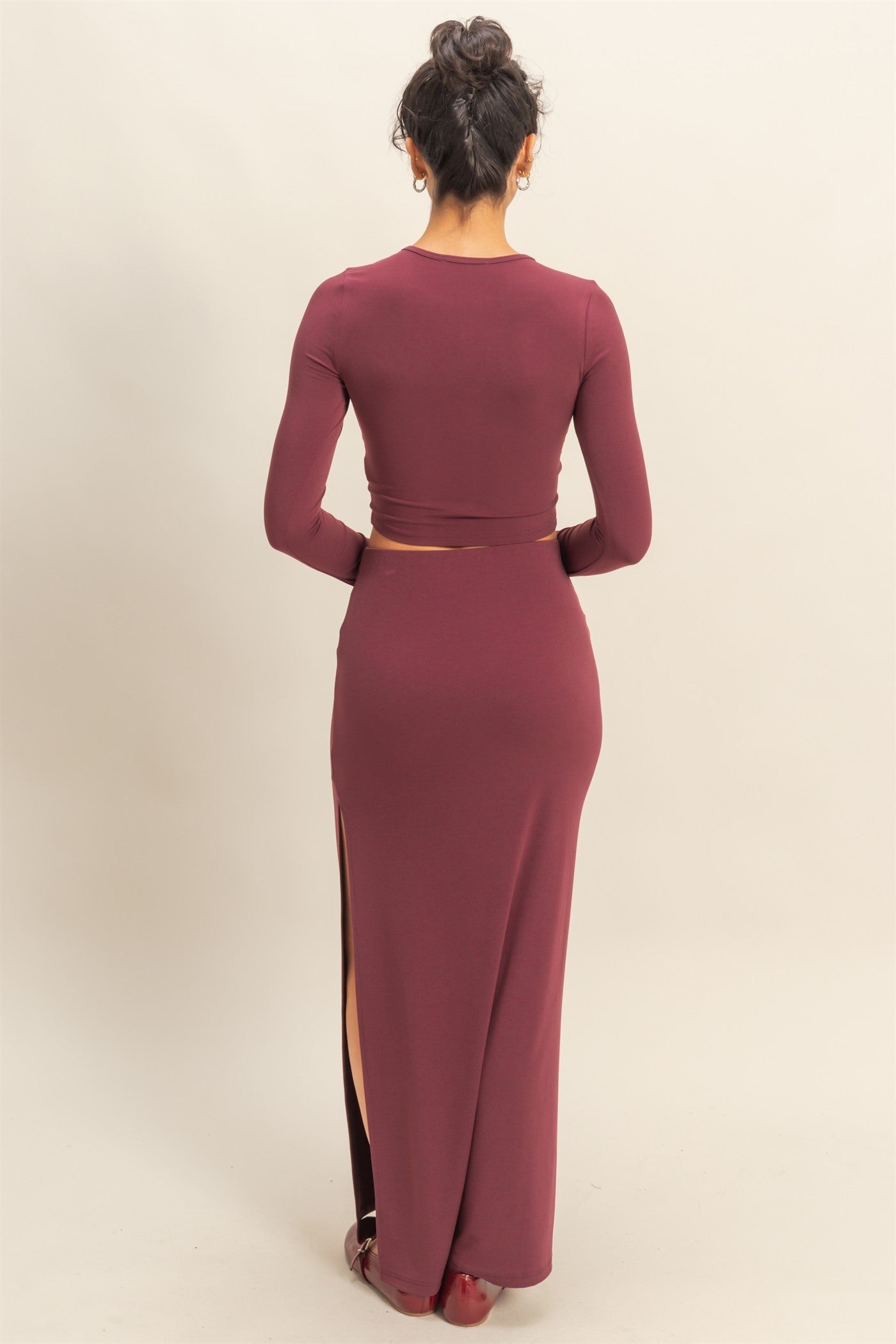 Thin Stretchy Maxi Skirt
