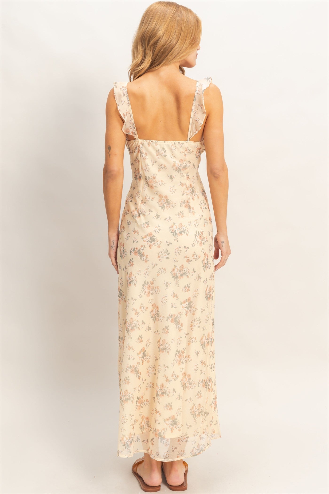 Yellow Floral Maxi